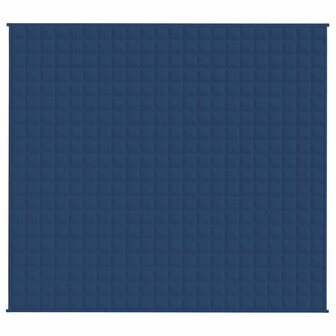 Verzwaringsdeken 200x220 cm 9 kg stof blauw 3