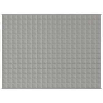Verzwaringsdeken 150x200 cm 7 kg stof grijs 3