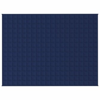 Verzwaringsdeken 150x200 cm 7 kg stof blauw 3