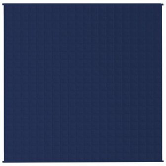Verzwaringsdeken 200x200 cm 13 kg stof blauw 3