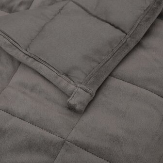 Verzwaringsdeken 155x220 cm 11 kg stof grijs 5