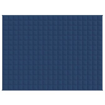 Verzwaringsdeken 150x200 cm 7 kg stof blauw 3
