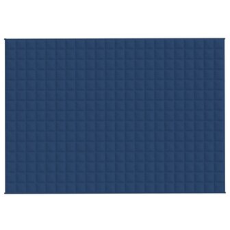 Verzwaringsdeken 155x220 cm 11 kg stof blauw 3