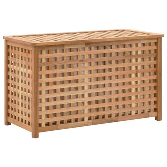 Wasmand 77,5x37,5x46,5 cm massief walnoothout 1