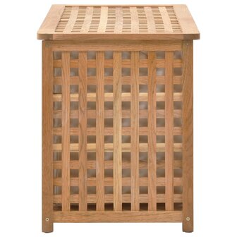 Wasmand 77,5x37,5x46,5 cm massief walnoothout 4
