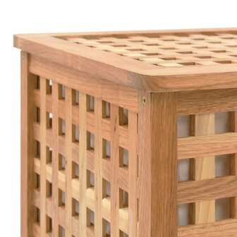 Wasmand 77,5x37,5x46,5 cm massief walnoothout 6