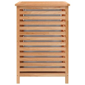 Wasmand 45x45x65 cm massief walnotenhout 6