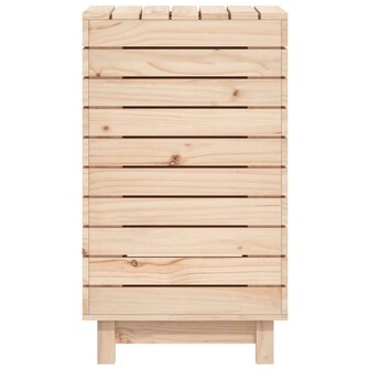 Wasmand 44x44x76 cm massief grenenhout 6