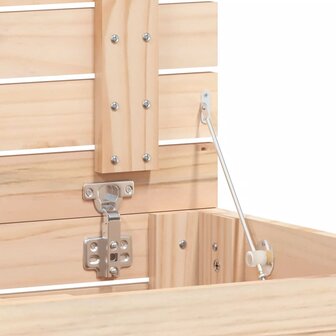 Wasmand 88,5x44x76 cm massief grenenhout 8