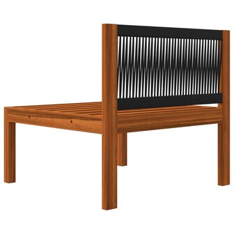 2-delige Loungeset met kussens massief acaciahout 8