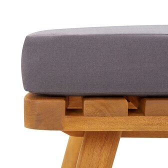 3-delige Loungeset met kussens massief acaciahout 6