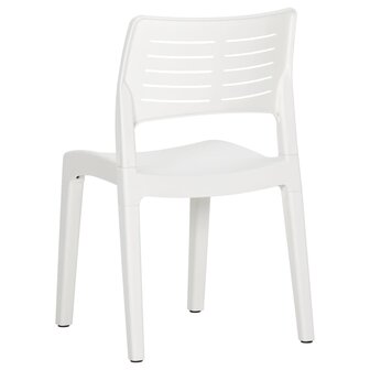 Tuinstoelen 2 st polypropeen wit 7