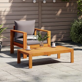 Tuinstoel met kussens massief acaciahout 3