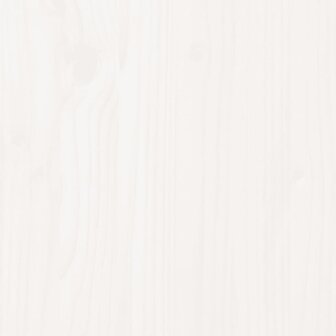 Tuinstoel met kussens massief grenenhout wit 7