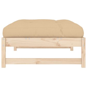 Tuinvoetenbank 120x80 cm massief grenenhout 5