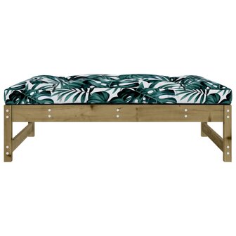 Tuinvoetenbank 120x80 cm ge&iuml;mpregneerd grenenhout 4