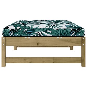 Tuinvoetenbank 120x80 cm ge&iuml;mpregneerd grenenhout 5