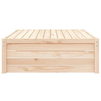 Tuinvoetenbank 120x80 cm massief grenenhout 5