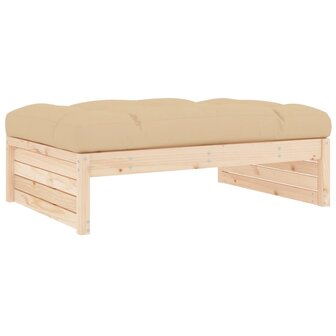 Tuinvoetenbank 120x80 cm massief grenenhout 2