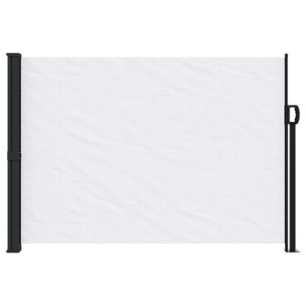 Windscherm uittrekbaar 140x600 cm wit 3