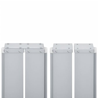 Windscherm uittrekbaar 120x600 cm cr&egrave;me 10