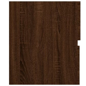 2-delige Badkamermeubelset bewerkt hout bruin eikenkleur 10