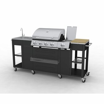 Buitenkeuken met barbecue Montana 4 branders 1