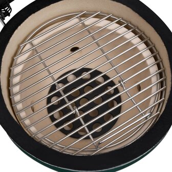 Kamado barbecue 56 cm keramiek groen 7
