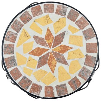 Plantenstandaards 3 st keramiek terracottakleurig en wit 5