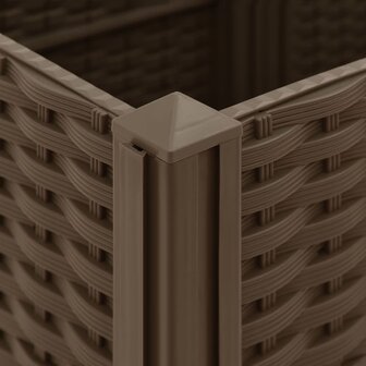 Plantenbak verhoogd 40x40x38 cm polypropyleen 6