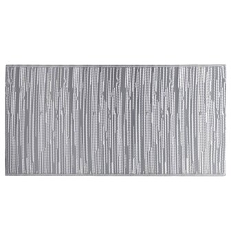 Buitenkleed 80x150 cm PP grijs 3