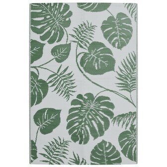 Buitenkleed 140x200 cm polypropeen groen 2