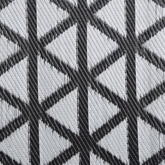 Buitenkleed 80x250 cm polypropeen zwart 5
