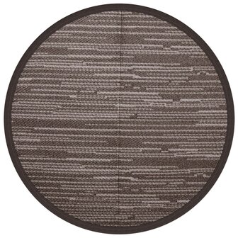 Buitenkleed &Oslash;160 cm polypropeen bruin 2