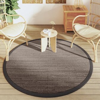 Buitenkleed &Oslash;160 cm polypropeen bruin 3