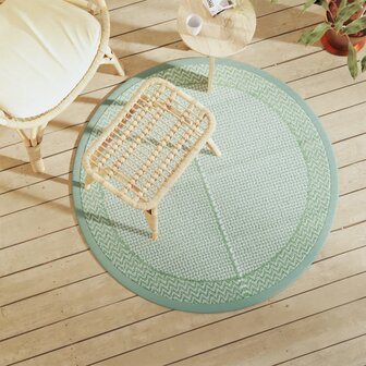 Buitenkleed &Oslash; 120 cm polypropeen groen 1