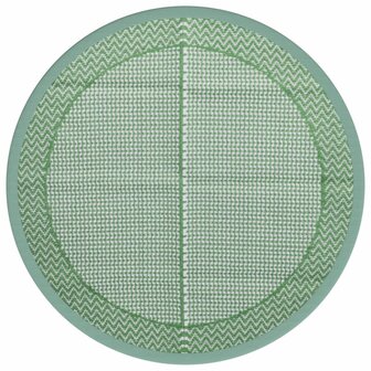Buitenkleed &Oslash; 120 cm polypropeen groen 2