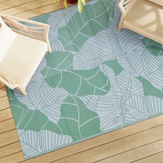 Buitenkleed 160x230 cm polypropeen groen 1