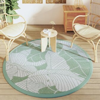 Buitenkleed &Oslash; 160 cm polypropeen groen 3