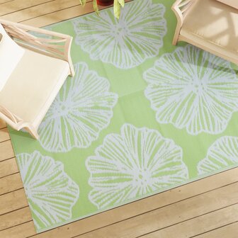 Buitenkleed 160x230 cm polypropeen groen 1