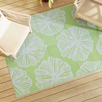 Buitenkleed 140x200 cm polypropeen groen 1