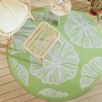 Buitenkleed &Oslash; 160 cm polypropeen groen 1