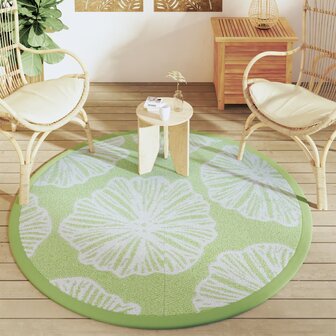 Buitenkleed &Oslash; 160 cm polypropeen groen 3