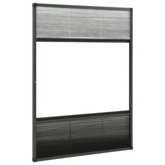 Raamhor pliss&eacute; met verduistering 80x120 cm aluminium 5