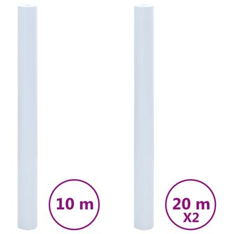 Raamfolies 3 st statisch mat PVC transparantwit 2