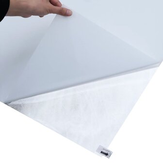 Raamfolies 3 st statisch mat PVC transparantwit 7