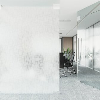 Raamfolies 4 st mat sterrenpatroon PVC 3