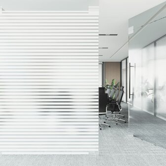 Raamfolies 4 st mat jaloezie&euml;n-patroon PVC 3