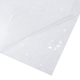 Raamfolies 3 st mat 3D regenboogpatroon PVC 7
