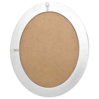 Wandspiegel barok stijl 50x60 cm zilverkleurig 5
